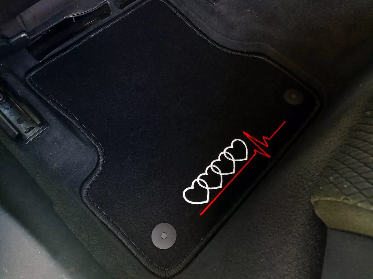 Tapis de Sol Velours sur Mesure – Audi A3 8P (2003 – 2013) Noir X 4