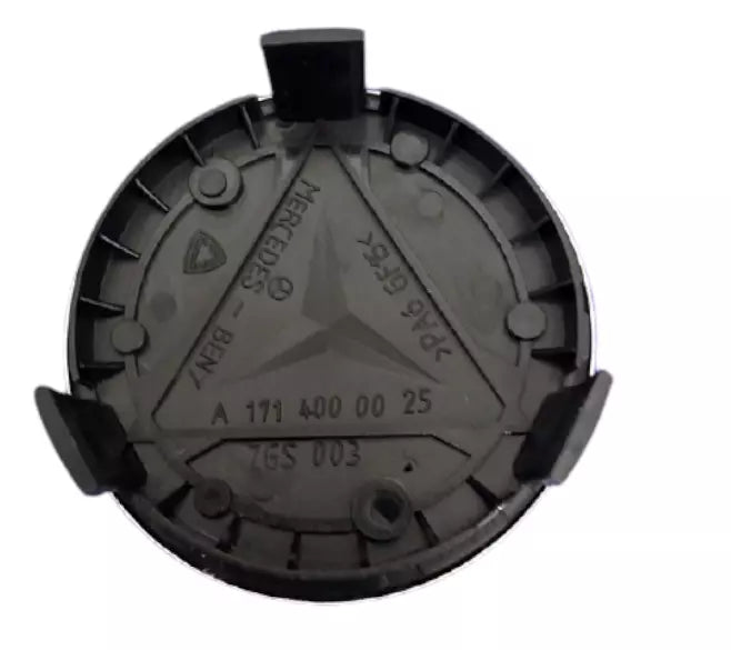 LOT 4 Cache Moyeu 75mm Bleu Pour Mercedes Logo Emblème Jante Centre Roue