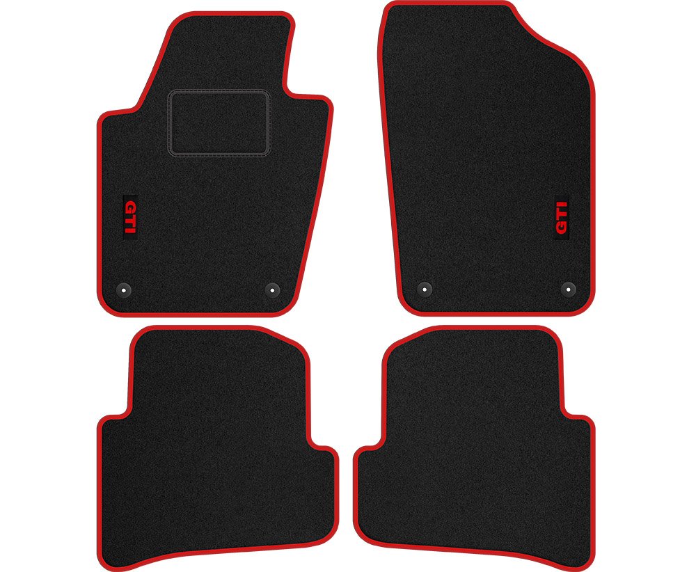 TAPIS DE SOL VELOUR GTI VW POLO V 2009-2017