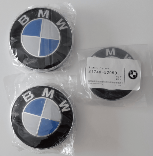 2x BMW Insigne logo Capot Coffre 82mm 74mm emblème - rst-parts