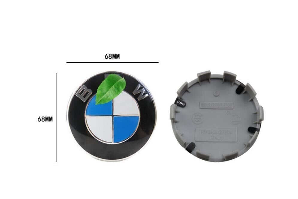 4X Cache Moyeu BMW 68mm Auto Clipser Jante Centre De Roue Enjoliveur Logo NEUF - rst-parts