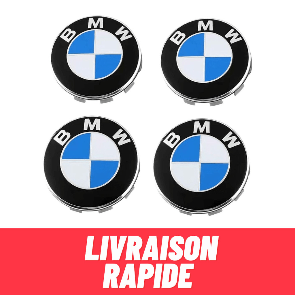 4X Cache Moyeu BMW 68mm Auto Clipser Jante Centre De Roue Enjoliveur Logo NEUF - rst-parts