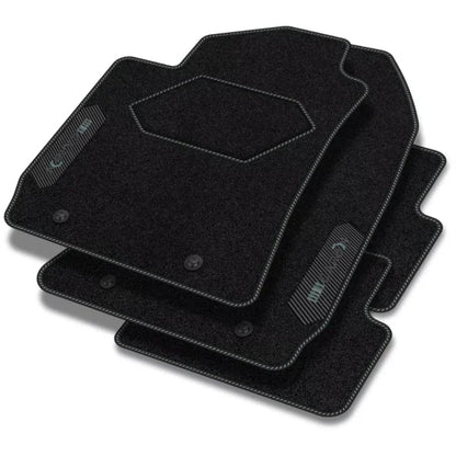 Tapis en velours de la série CarbonBlack™ pour Peugeot 508 2011-2018