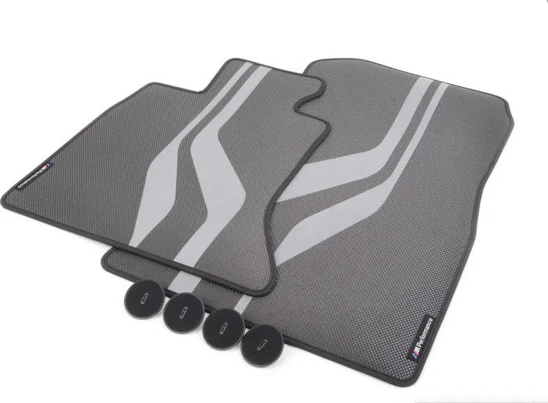 TAPIS DE SOL BMW SERIE 5 F10 M PERFORMANCE AVANT / ARRIERE (ORIGINE)