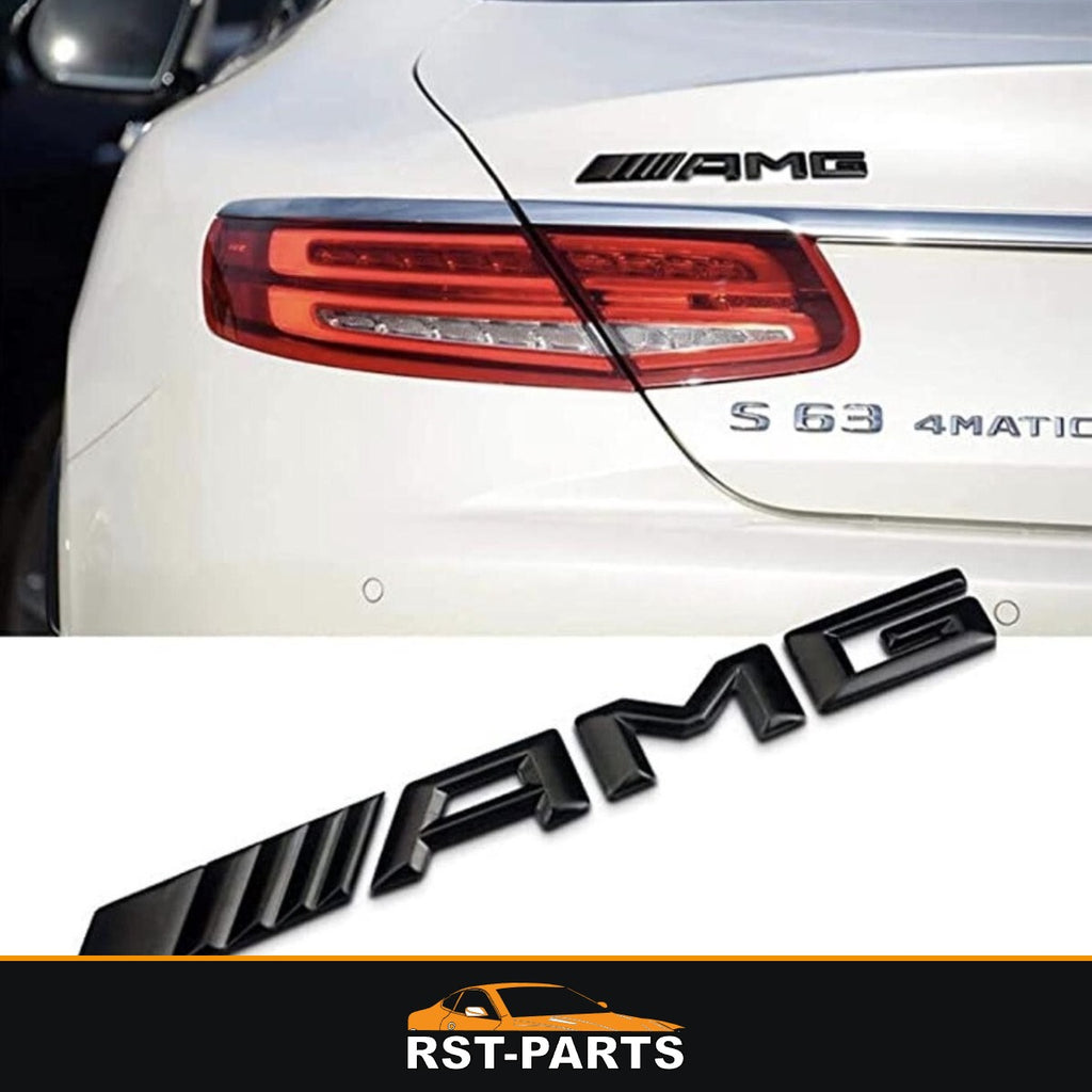 Logo AMG noir brillant sur coffre Mercedes – RST-PARTS