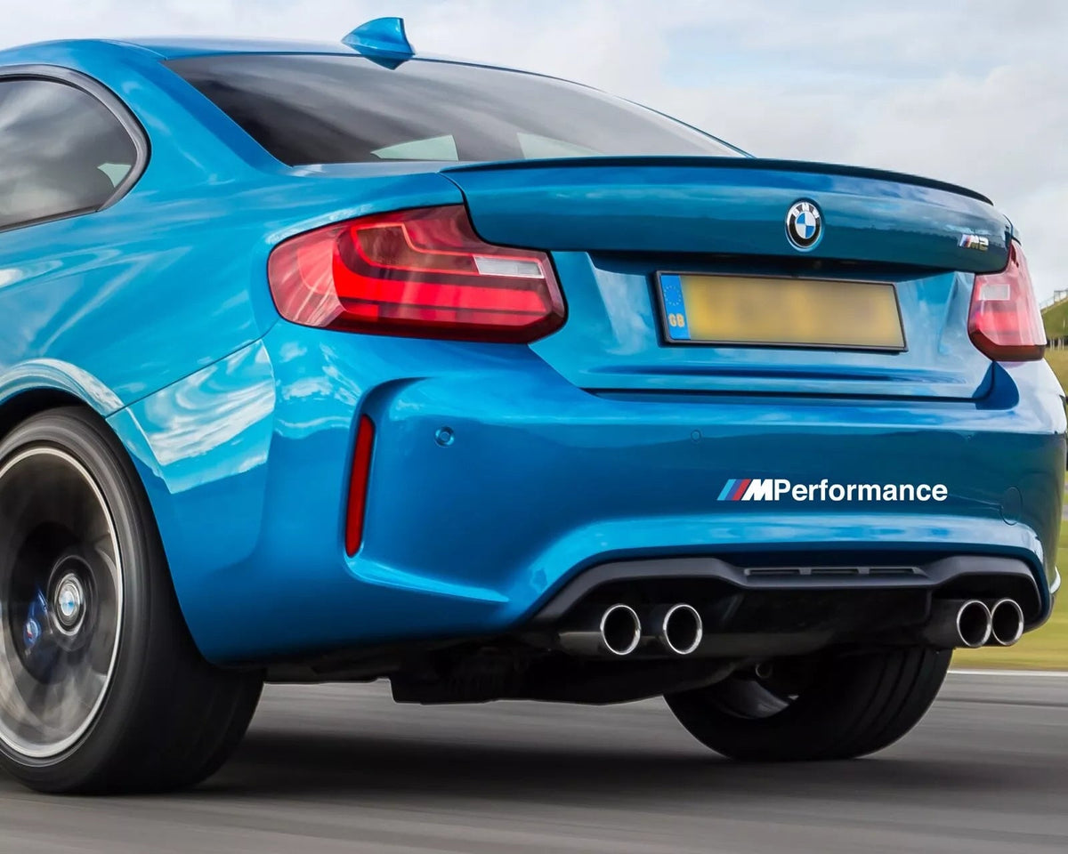 Autocollants BMW M Performance – Lot de 2 pour jupes latérales Noir ou Blanc - rst-parts