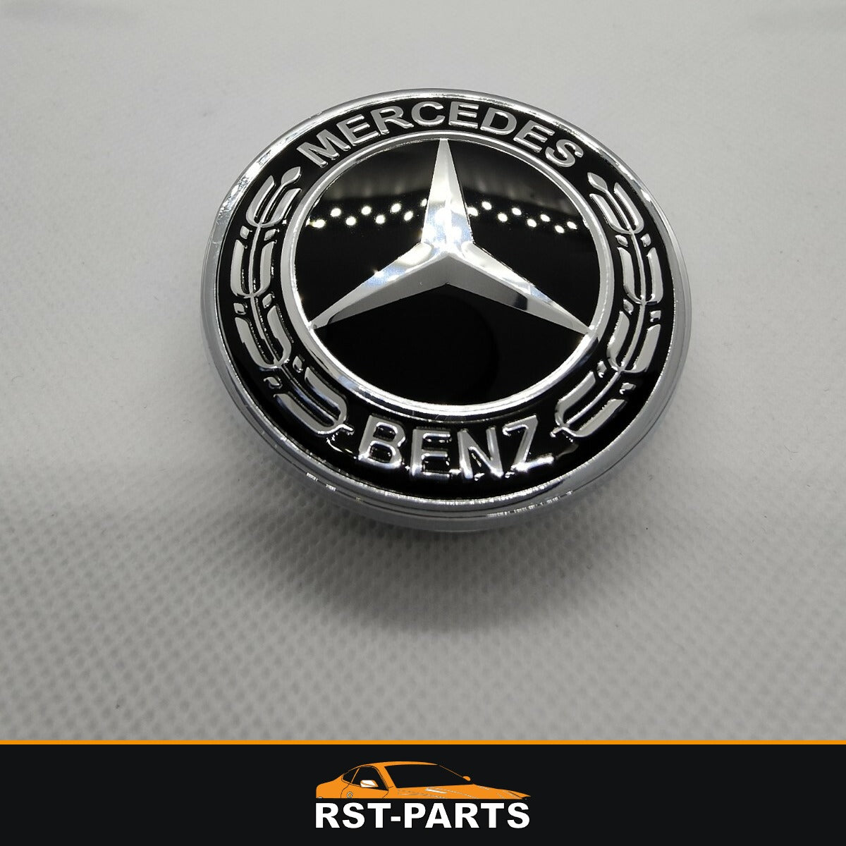 Logo capot Mercedes noir 57 mm – RST-PARTS