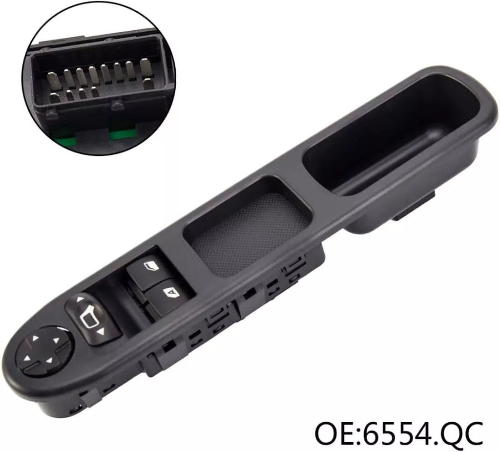 Commande de Lève-Vitre Avant Gauche pour Peugeot 207 – Référence 6554QC / 96548591XT - rst-parts