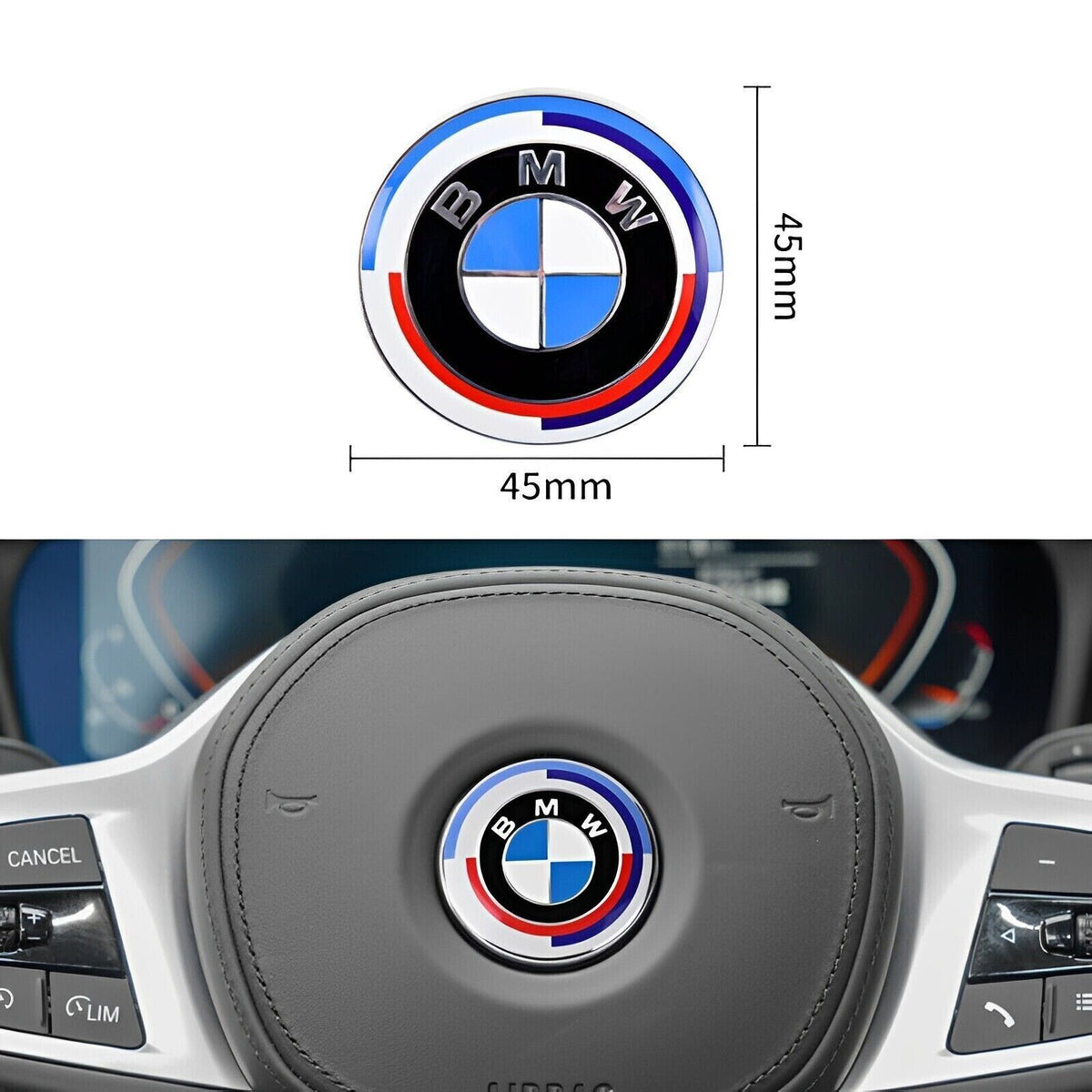 Emblèmes 50e Anniversaire BMW pour Volant - Adhésifs - rst-parts