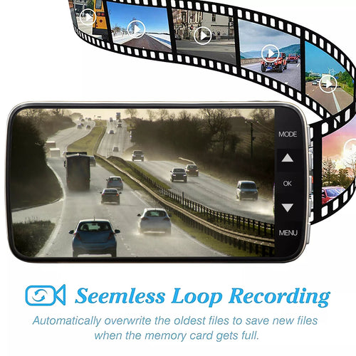 Goodyear Dash Cam Full HD 1080P avec Caméra Arrière et Vision Nocturne - rst-parts