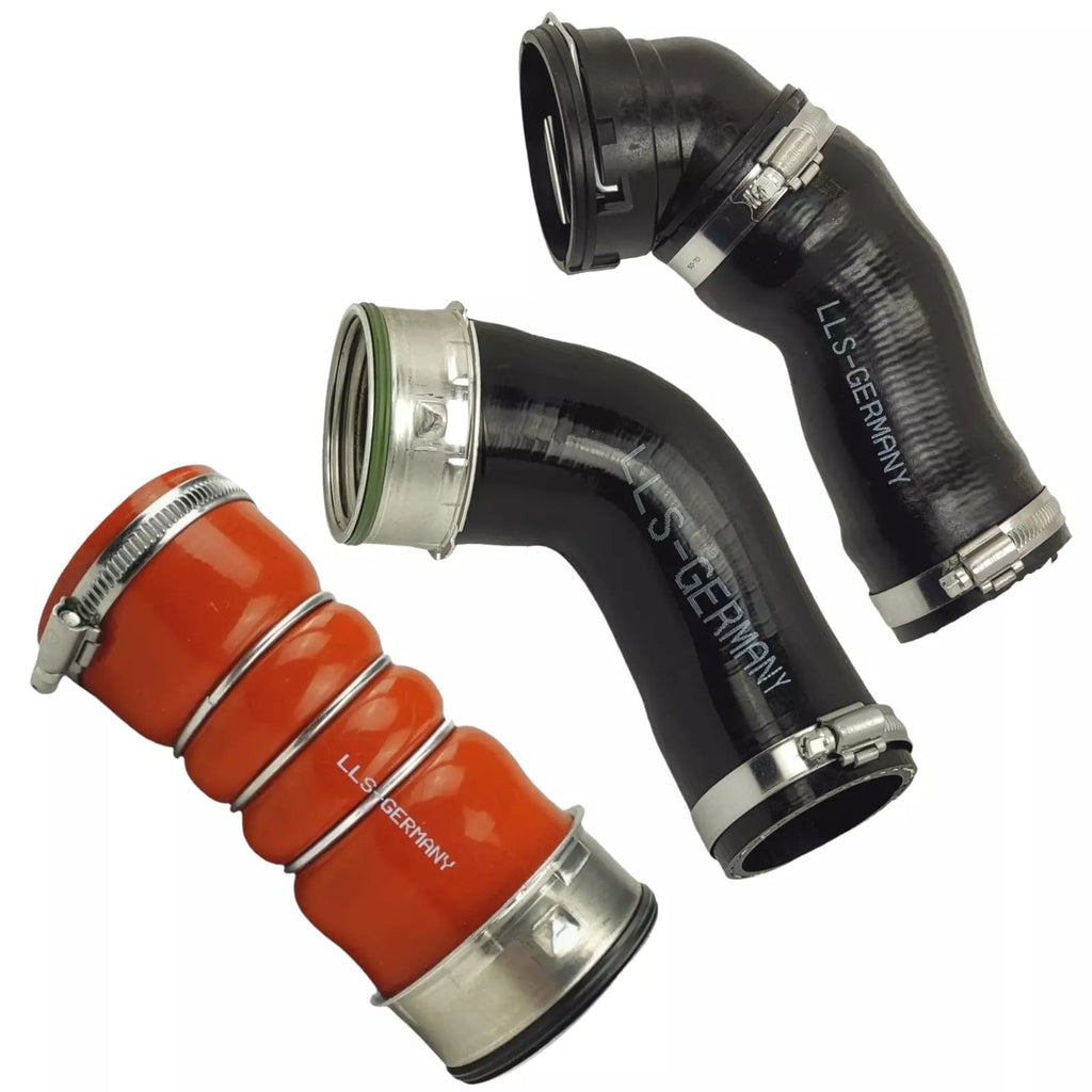 Kit 3 Durites Turbo + Colliers pour BMW E90 E91 E92 E93 – 325d 330d 330xd – Réf. OEM 11618506078 - rst-parts