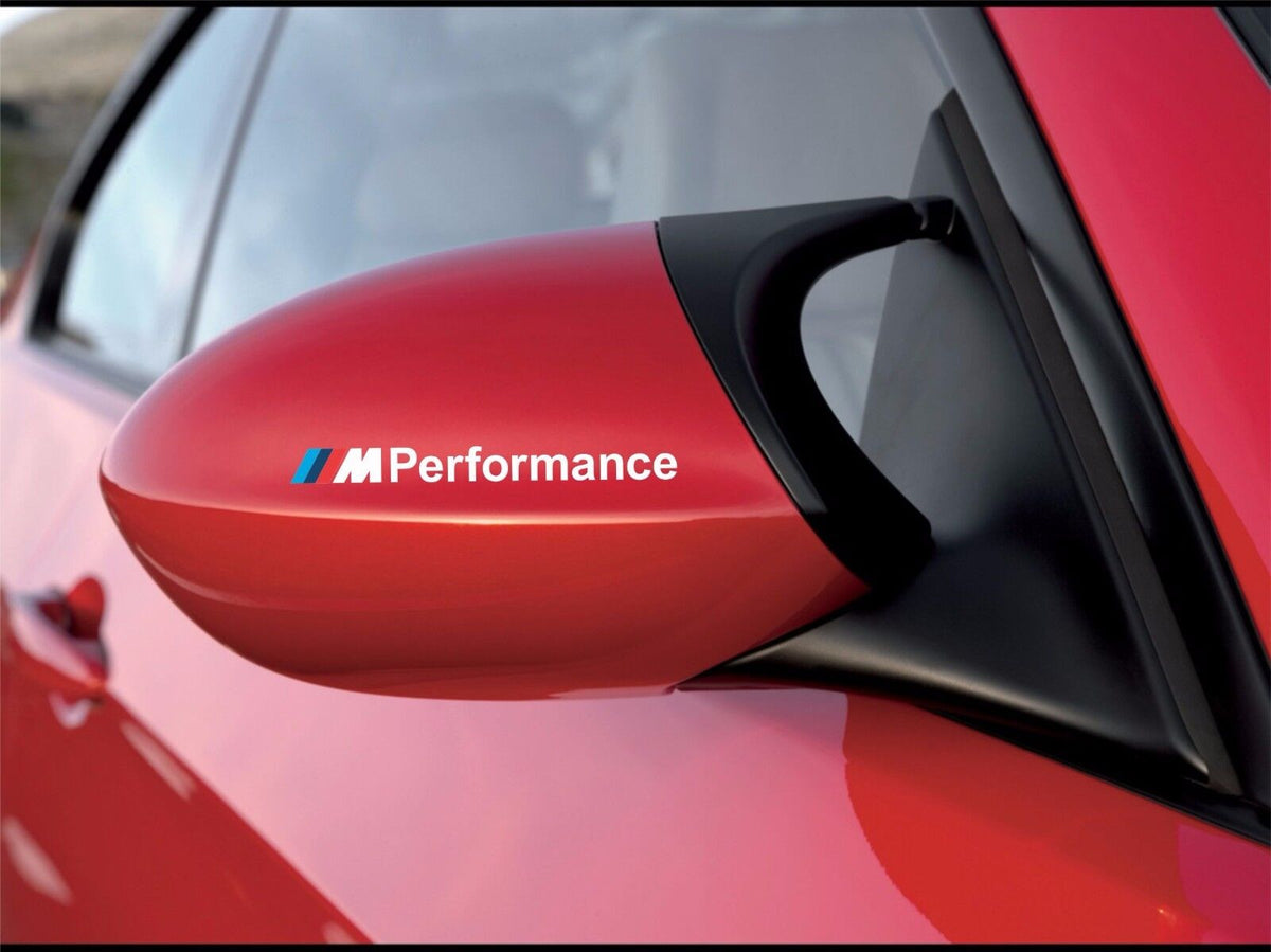 Lots de 2x autocollants BMW M Performance rétroviseur F10 F20 F30 E60 E70 E90 - rst-parts