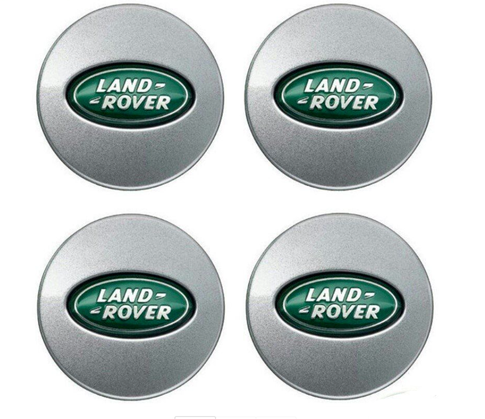 4 LOGO EMBLÈME LAND ROVER 62 mm caches moyeu jante, NEUF