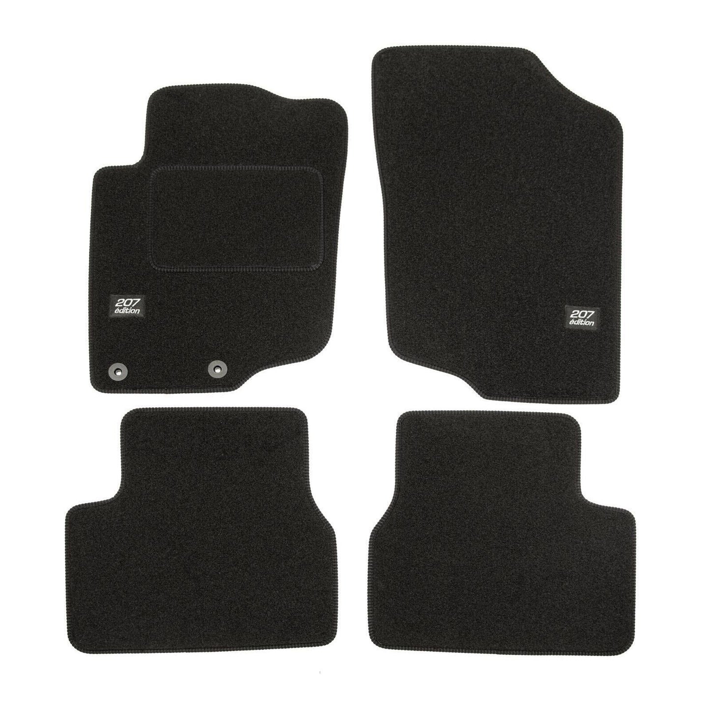 TAPIS DE SOL EN VELOURS POUR PEUGEOT 207 2006-2012