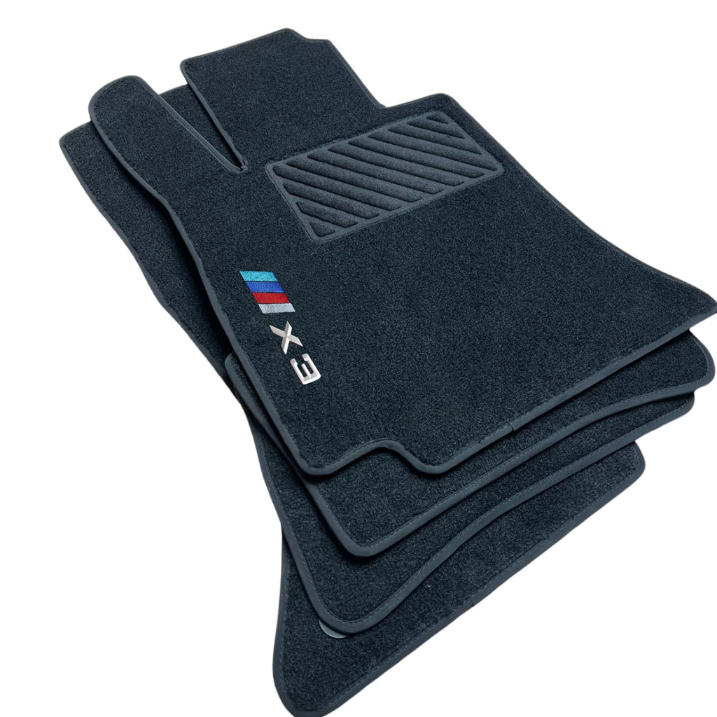 Tapis de voiture pour BMW X3 E83 F25 G01 G08 IX03 MPerformance - STYLE 1