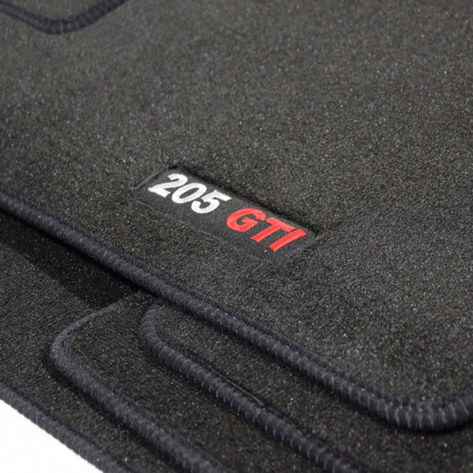 TAPIS DE SOL GTI POUR PEUGEOT 205 GTI 1983-1998 VELOURS