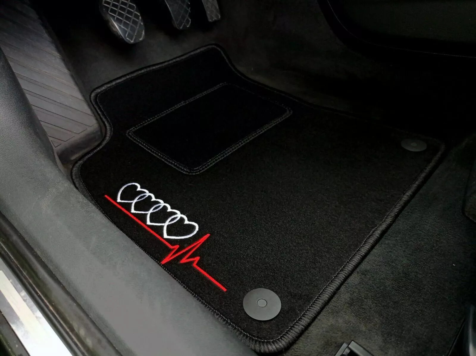 Tapis de Sol Velours sur Mesure – Audi A3 8P (2003 – 2013) Noir X 4