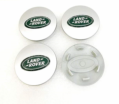4 LOGO EMBLÈME LAND ROVER 62 mm caches moyeu jante, NEUF