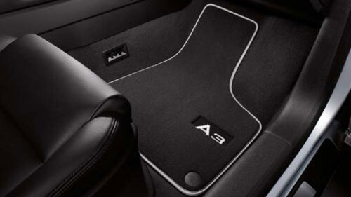 Original Audi A3 8P Tapis de Sol Textile Premium Velours Avant, avec Lettrage