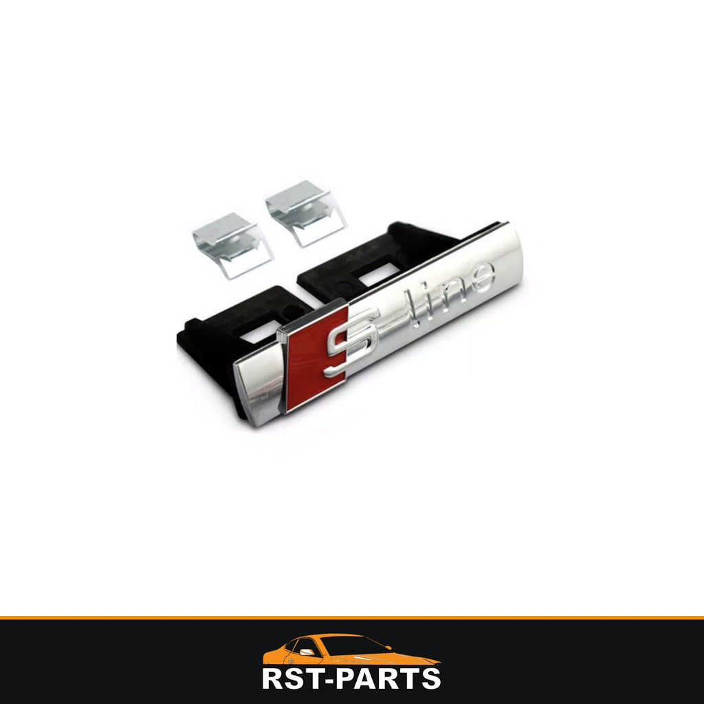 Logo S Line chrome pour calandre avec clips – RST-PARTS