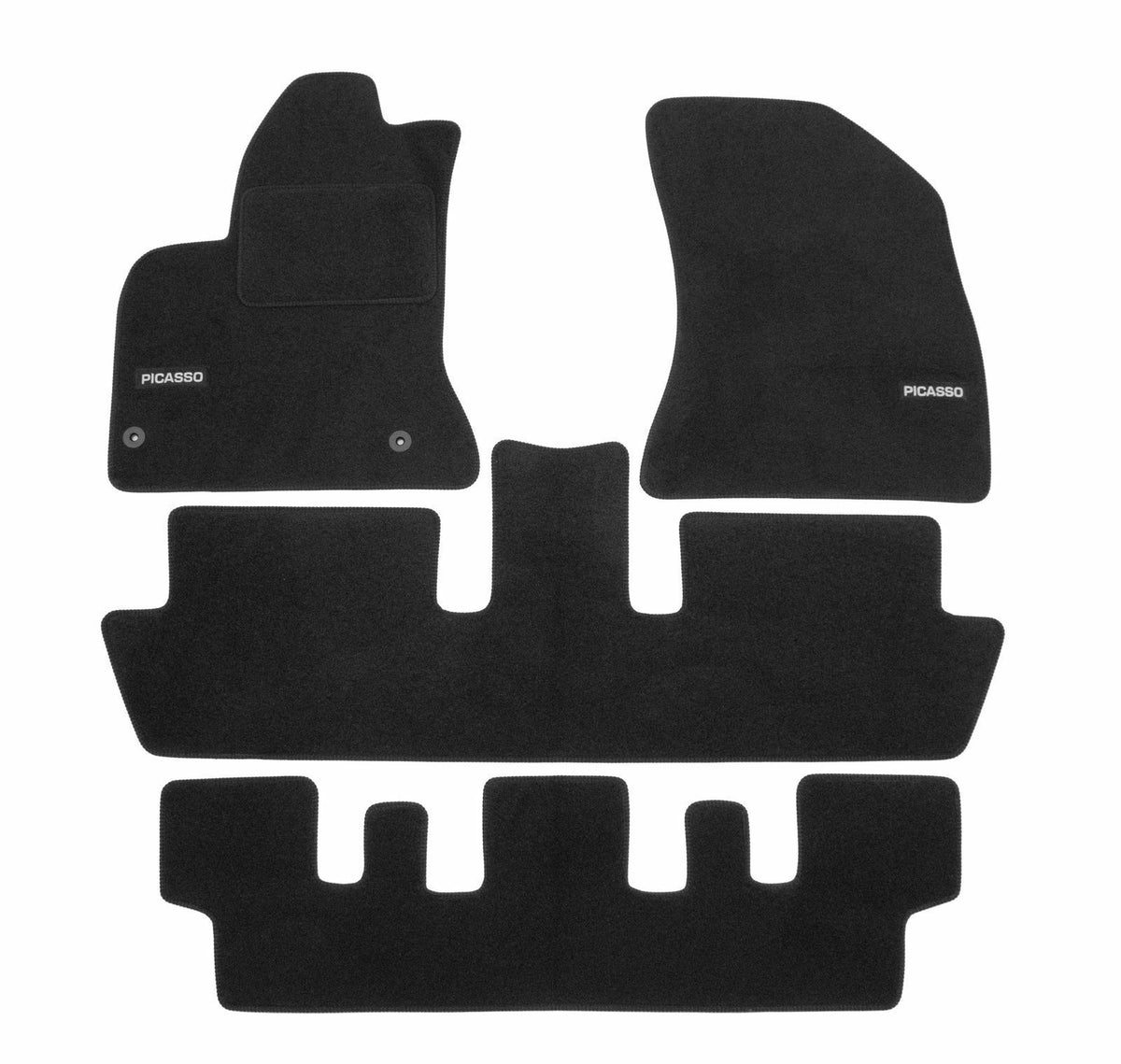 Tapis de sol en velours CITROËN C4 GRAND PICASSO 2006-2015 - rst-parts