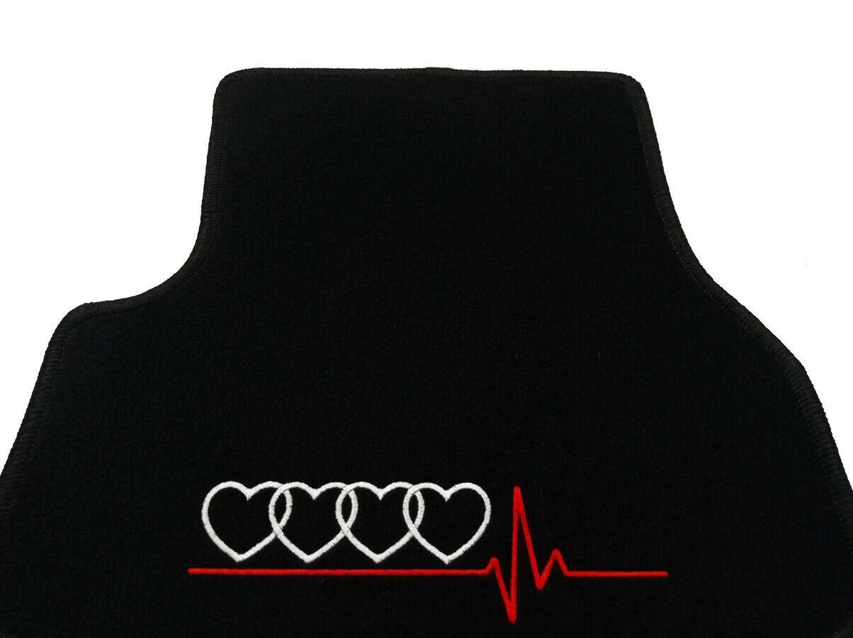 Tapis de Sol Velours sur Mesure – Audi A3 8P (2003 – 2013) Noir X 4 - rst-parts