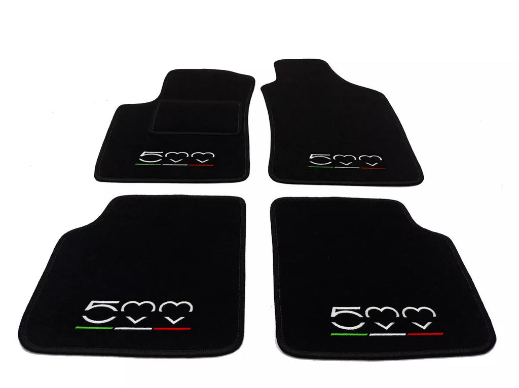 Tapis de Sol Velours sur Mesure – FIAT 500 (A partir de 2007) - rst-parts