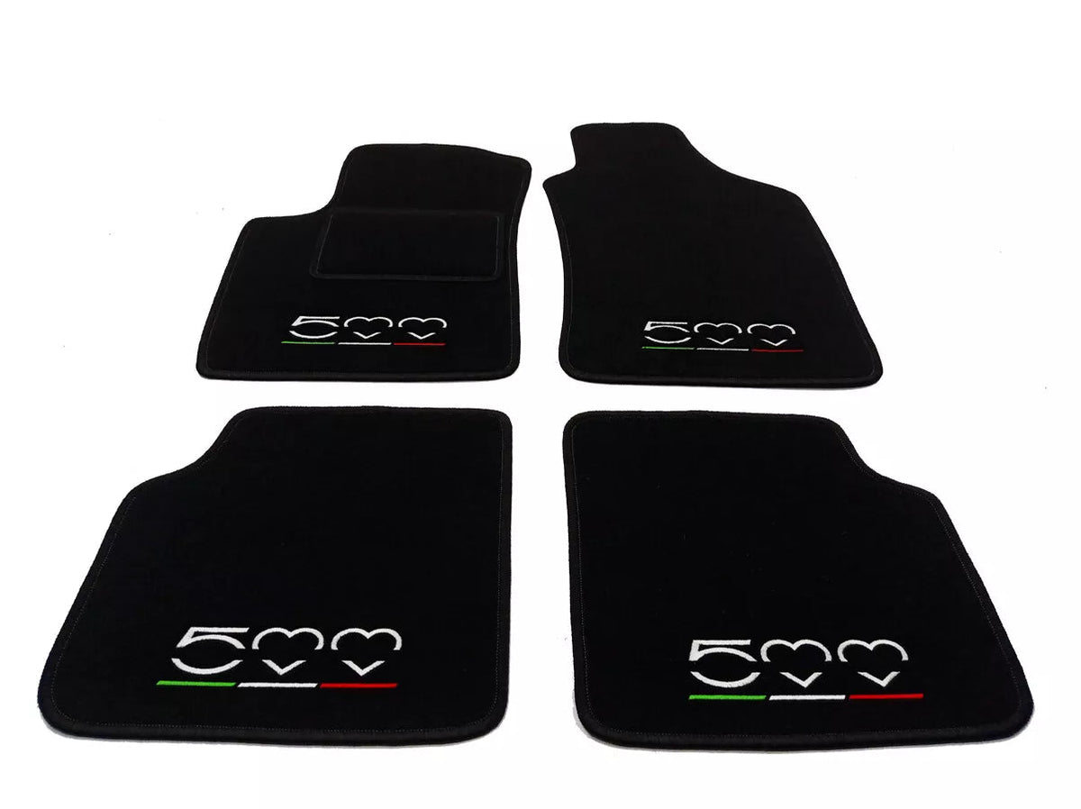 Tapis de Sol Velours sur Mesure – FIAT 500 (A partir de 2007) - rst-parts