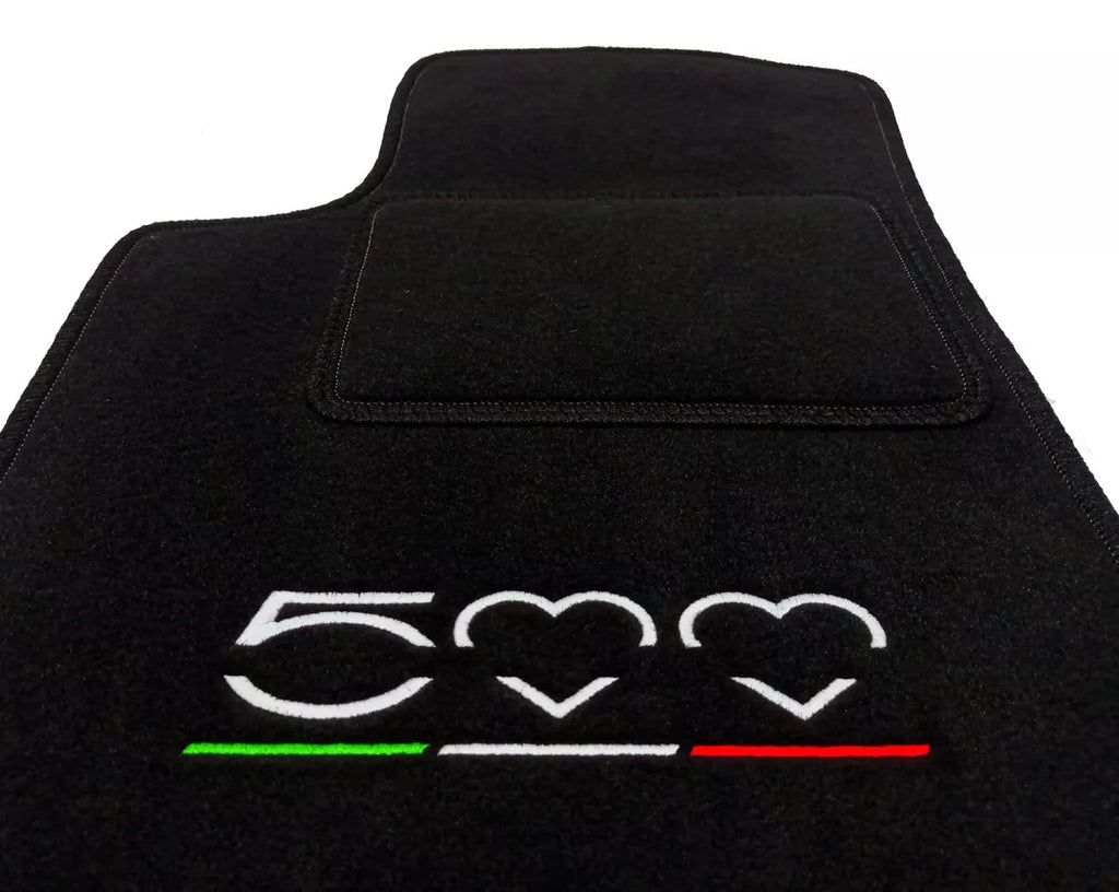 Tapis de Sol Velours sur Mesure – FIAT 500 (A partir de 2007) - rst-parts