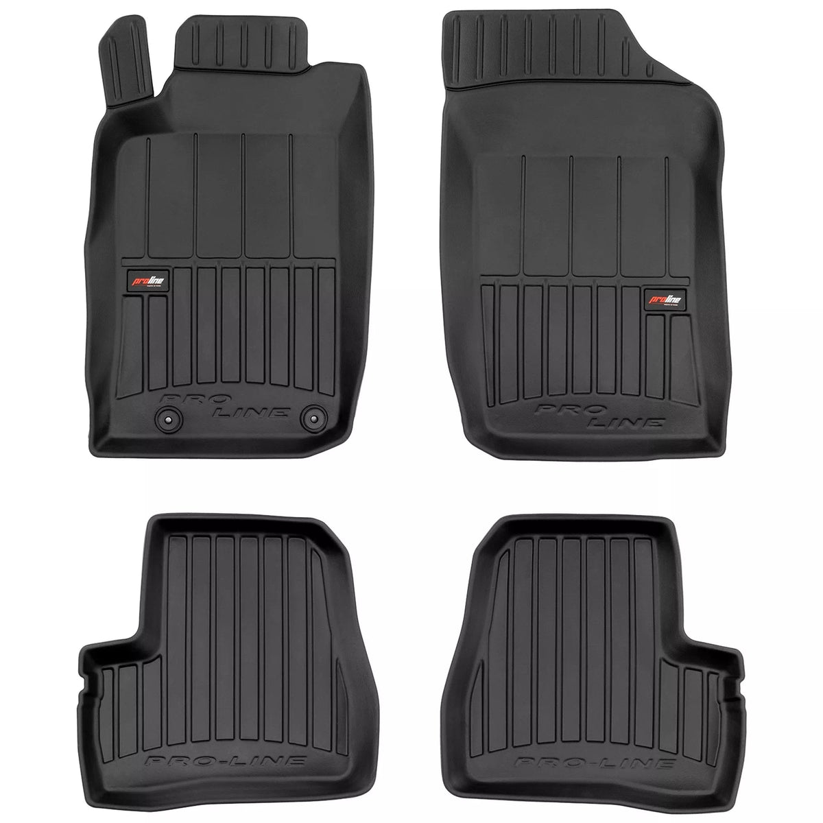 Tapis en caoutchouc 3D ProLine pour Peugeot 206 1998-2009 - rst-parts