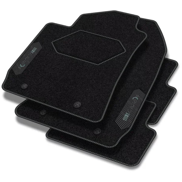 Tapis en velours de la série CarbonBlack™ pour Peugeot Bipper 2007-2017 - rst-parts