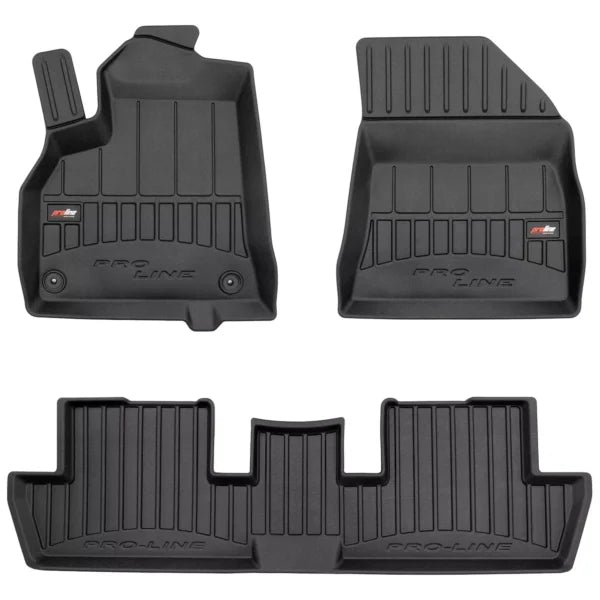 Tapis en caoutchouc 3D ProLine pour Peugeot 3008 I 2009-2016