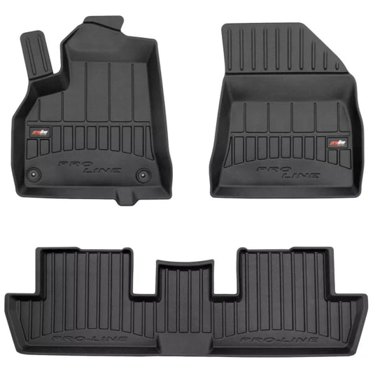 Tapis en caoutchouc 3D ProLine pour Peugeot 3008 I 2009-2016