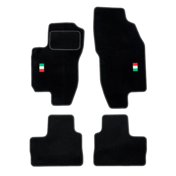 Tapis en velours LOGO pour Alfa Romeo 156 1997-2006