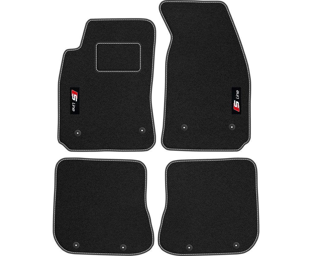 TAPIS DE SOL S-LINE POUR AUDI A4 B8 2008-2015 VELOUR