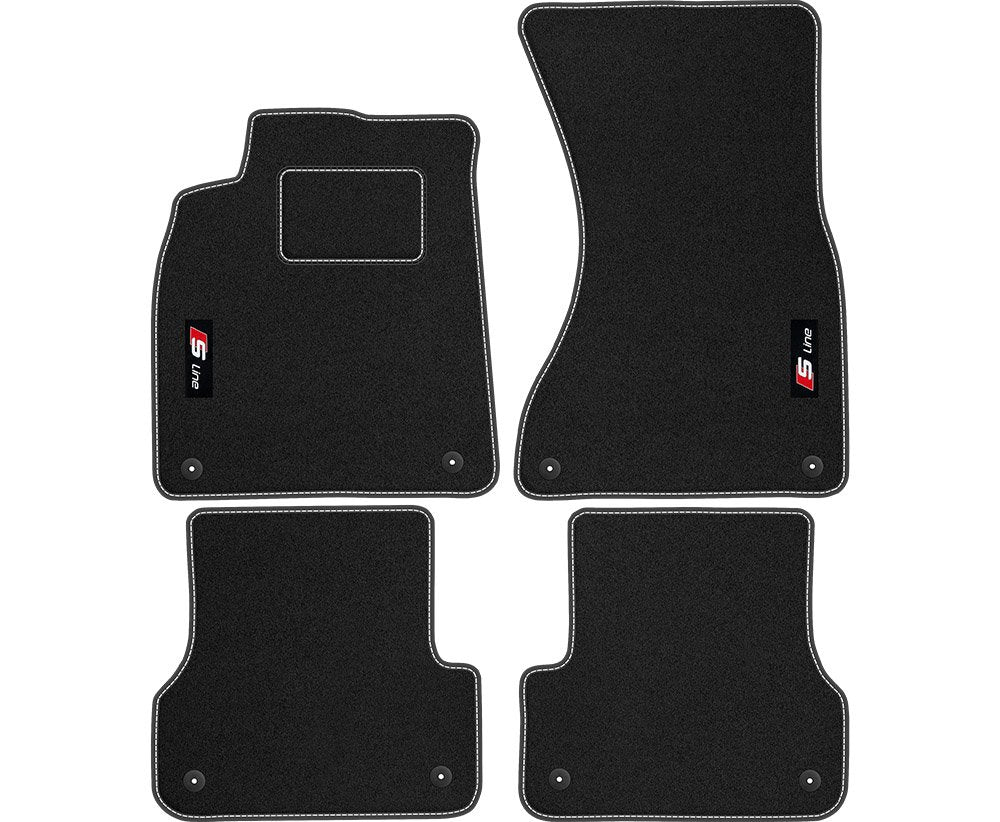 TAPIS DE SOL VELOUR S-LINE AUDI A6 C7 / A7 Sportback 2010-2017