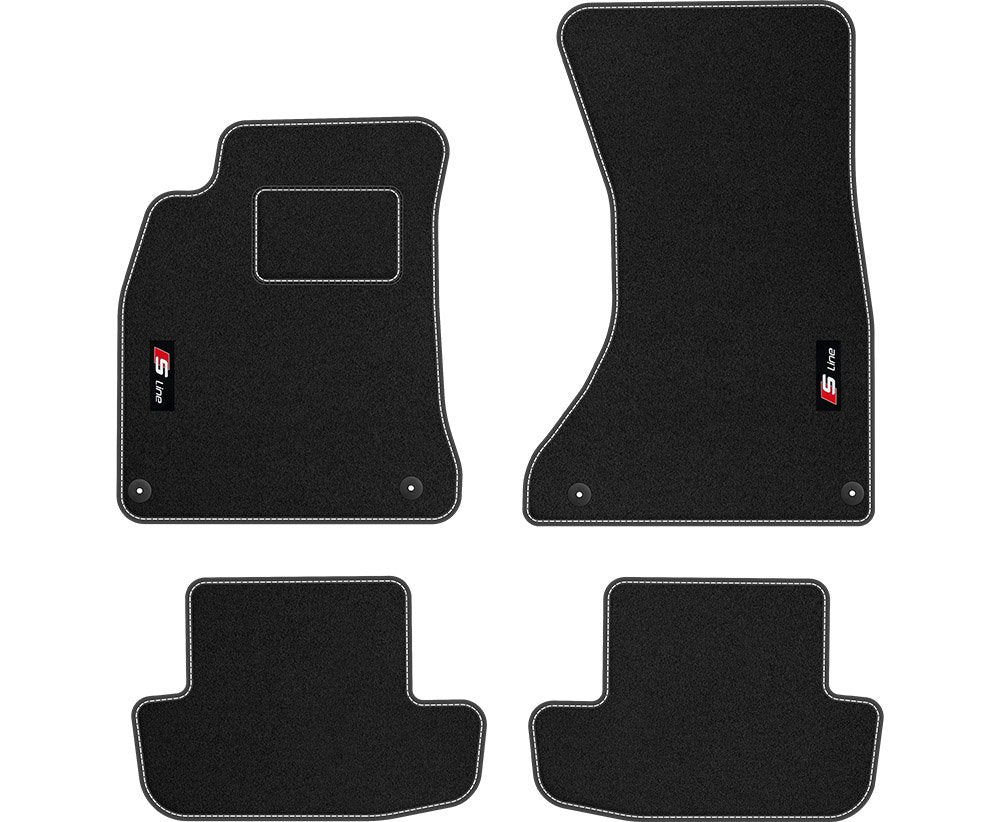 TAPIS DE SOL S-LINE POUR AUDI A5 Coupe 2007-2016 VELOUR
