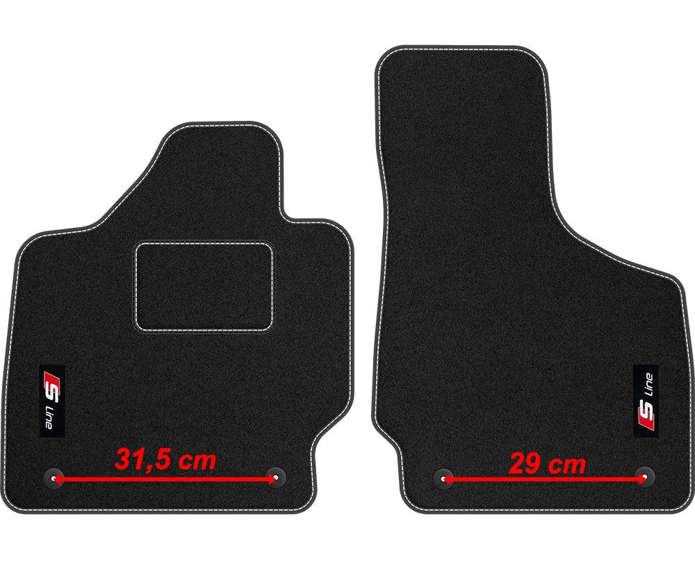 TAPIS DE SOL VELOUR S-LINE AUDI TT 2006-2014