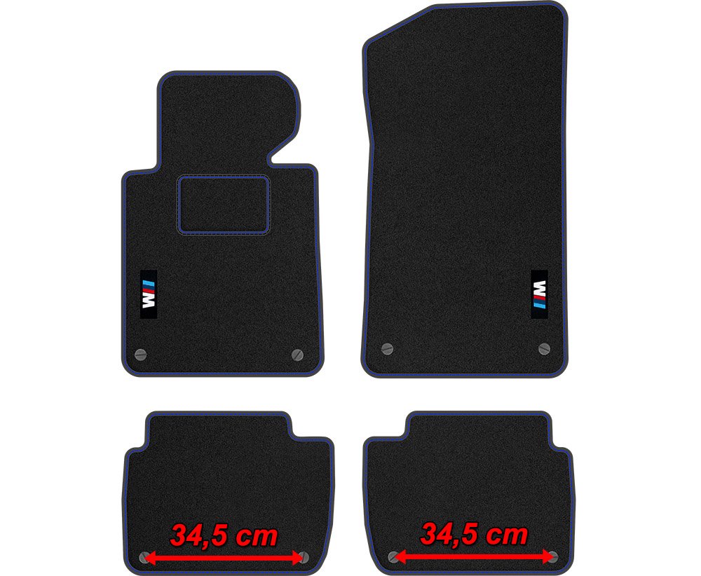 TAPIS DE SOL POUR M3 M POWER BMW 3 E46 1998-2004 4/5-portes, Touring VELOUR