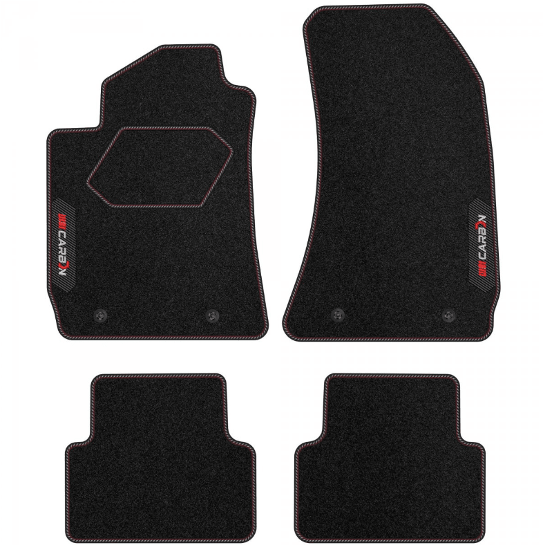 TAPIS DE SOL EN VELOURS SÉRIE CARBON™ POUR ALFA ROMEO 159 2005-2008 ET 2008-2011 - rst-parts