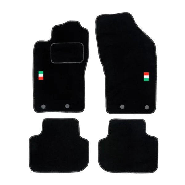 Tapis en velours LOGO pour Alfa Romeo 147 2001-2010 - rst-parts
