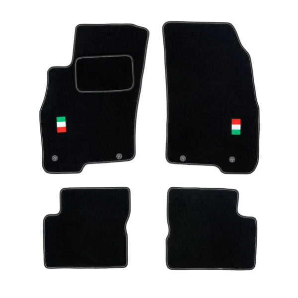 Tapis en velours LOGO pour Alfa Romeo Mito 2008-2018 - rst-parts