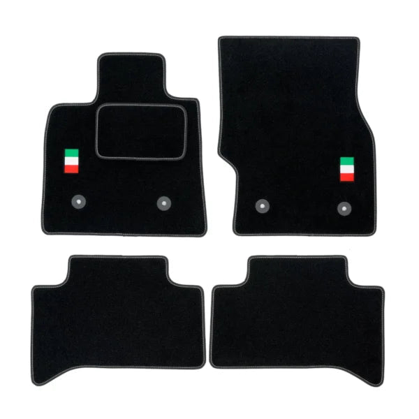 Tapis en velours LOGO pour Alfa Romeo Stelvio à partir de 2017 - rst-parts